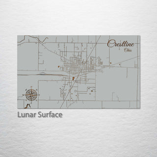 Crestline, Ohio Street Map