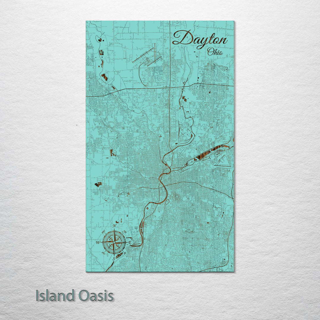 Dayton, Ohio Street Map