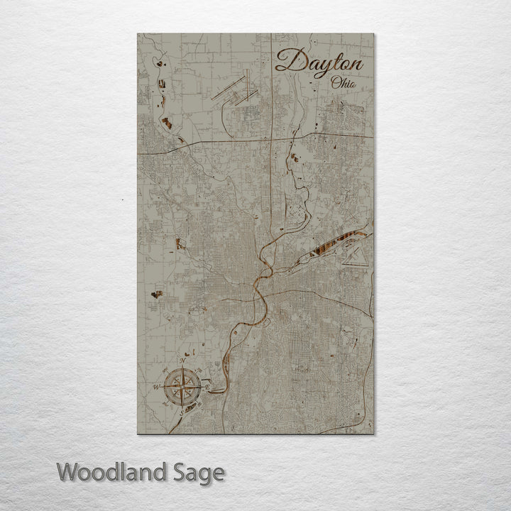 Dayton, Ohio Street Map