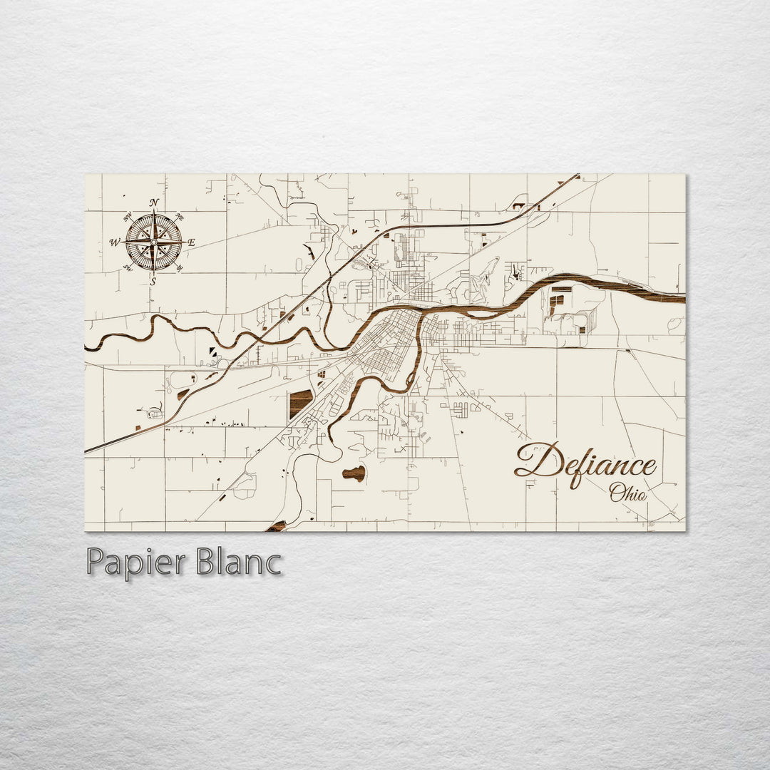 Defiance, Ohio Street Map