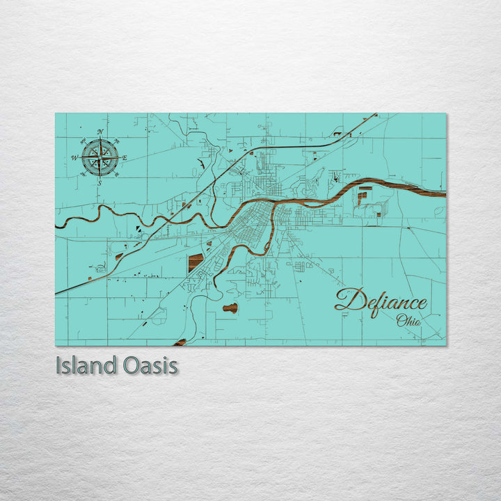 Defiance, Ohio Street Map