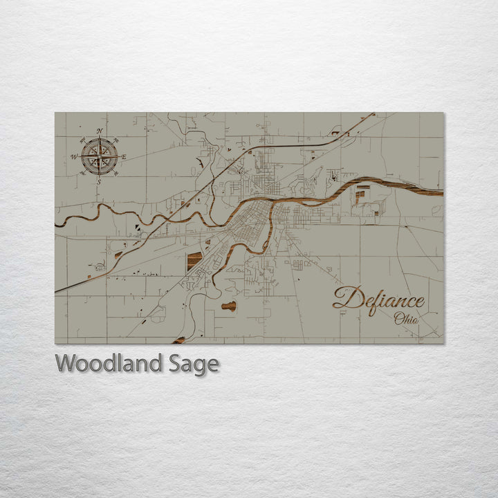 Defiance, Ohio Street Map