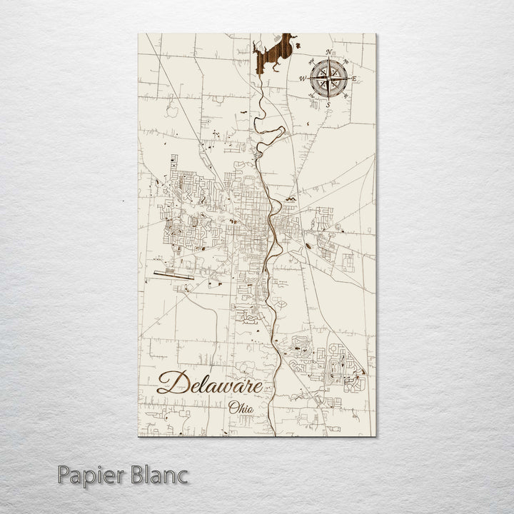 Delaware, Ohio Street Map