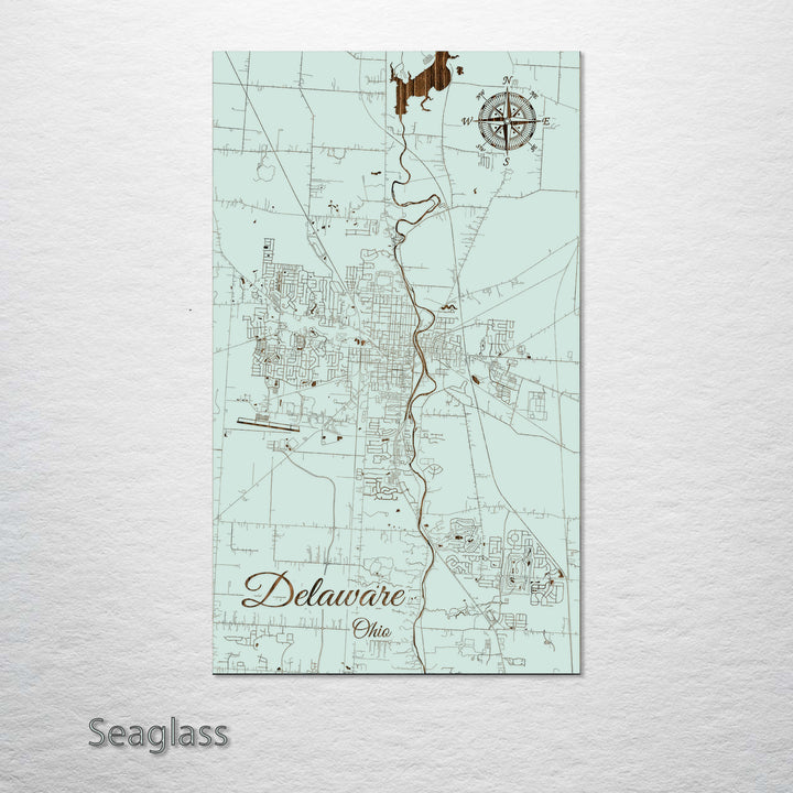Delaware, Ohio Street Map