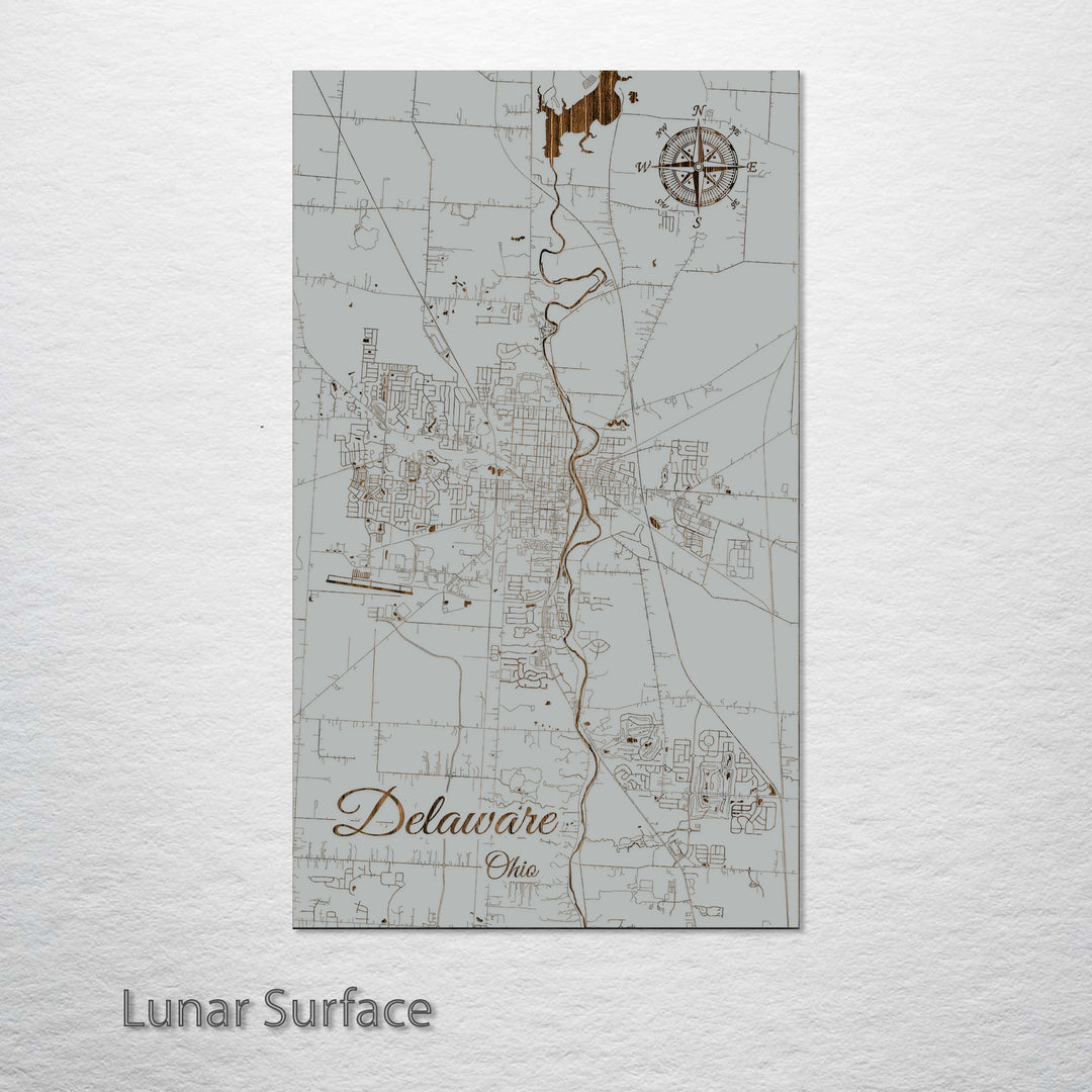 Delaware, Ohio Street Map