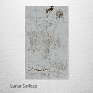 Delaware, Ohio Street Map