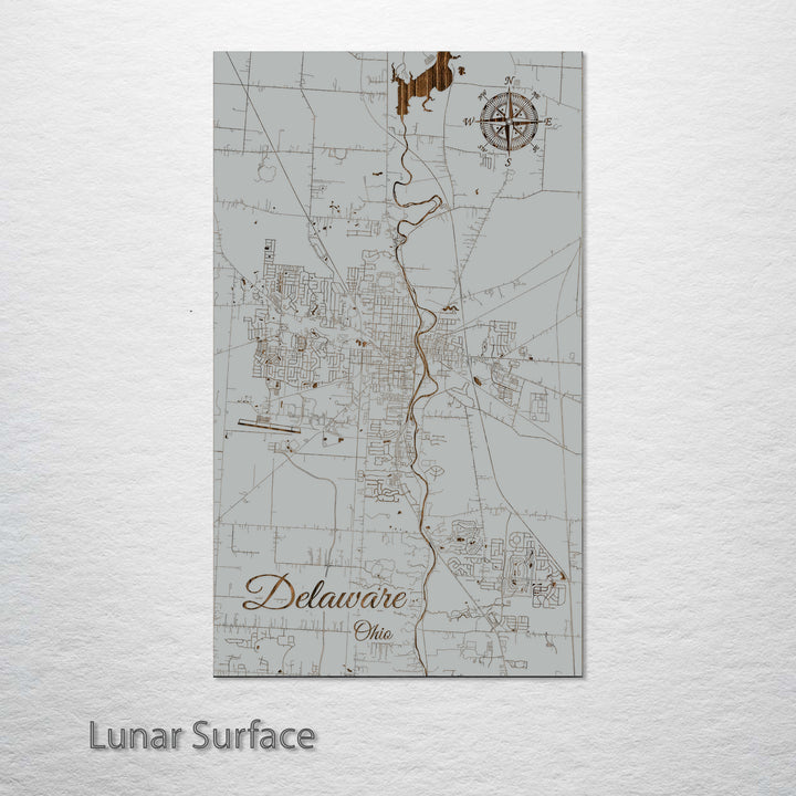 Delaware, Ohio Street Map