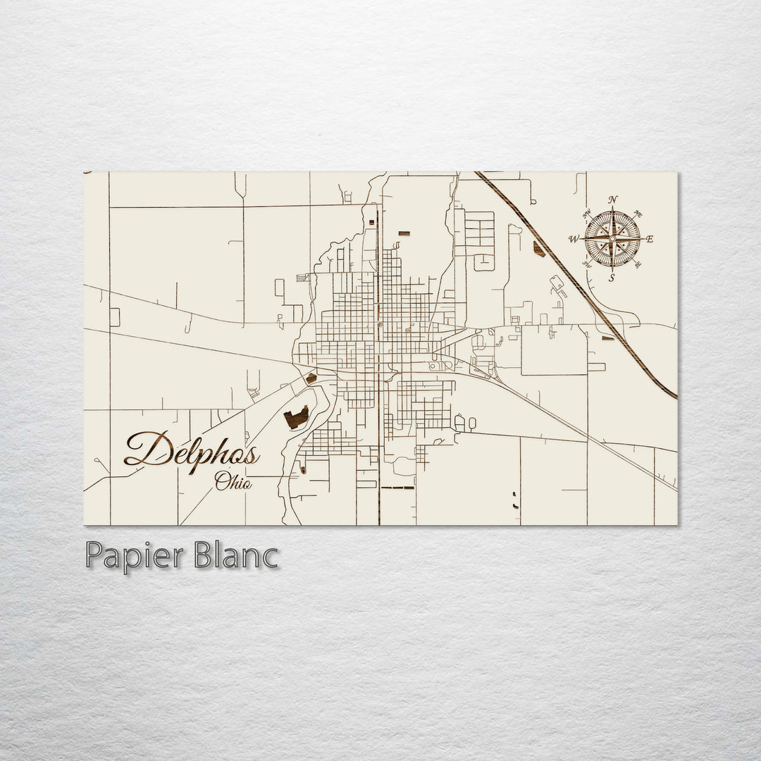 Delphos, Ohio Street Map