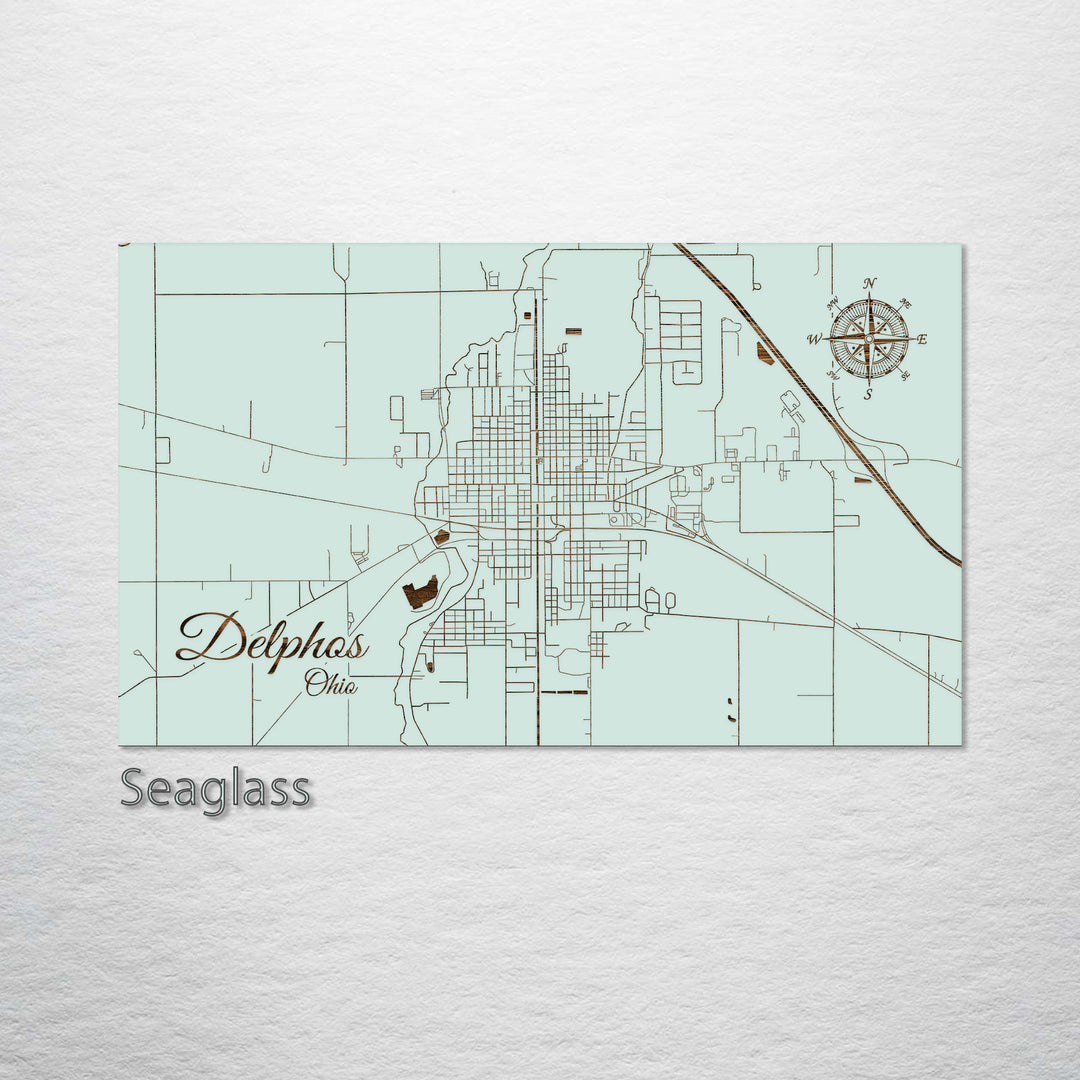 Delphos, Ohio Street Map