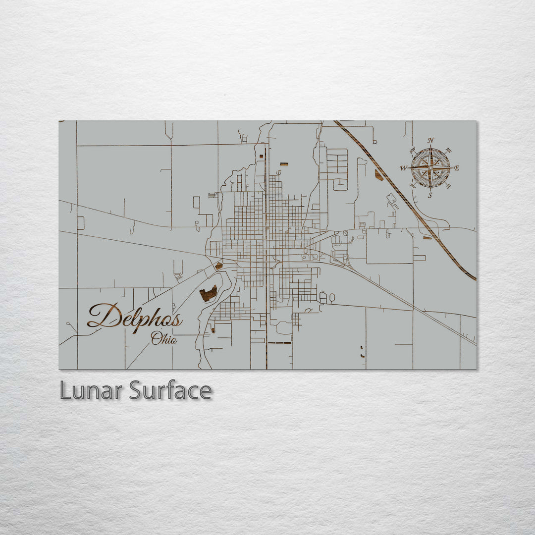 Delphos, Ohio Street Map