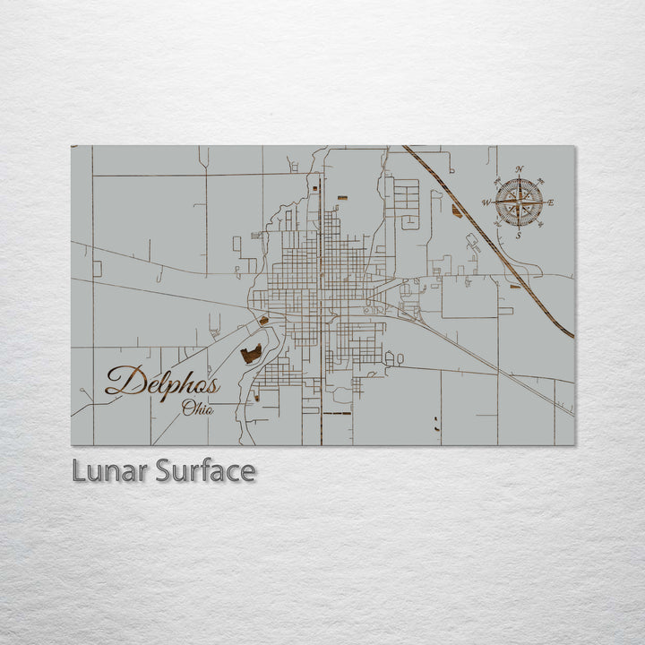 Delphos, Ohio Street Map