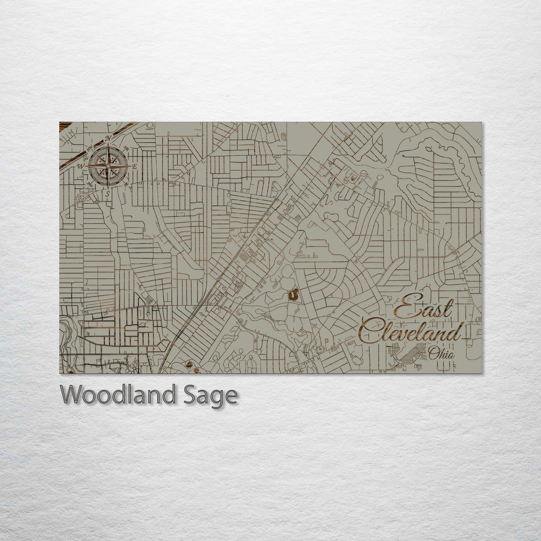 East Cleveland, Ohio Street Map