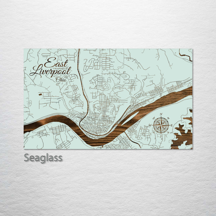 East Liverpool, Ohio Street Map