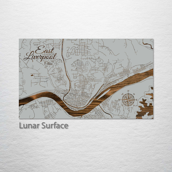 East Liverpool, Ohio Street Map