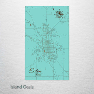 Eaton, Ohio Street Map