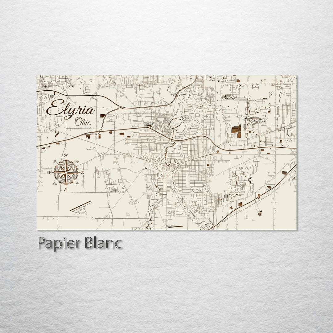 Elyria, Ohio Street Map