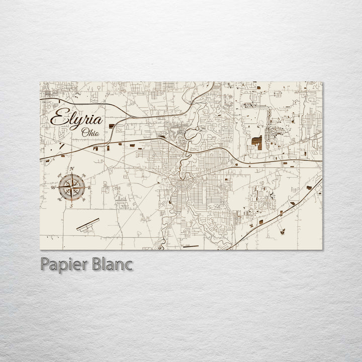 Elyria, Ohio Street Map