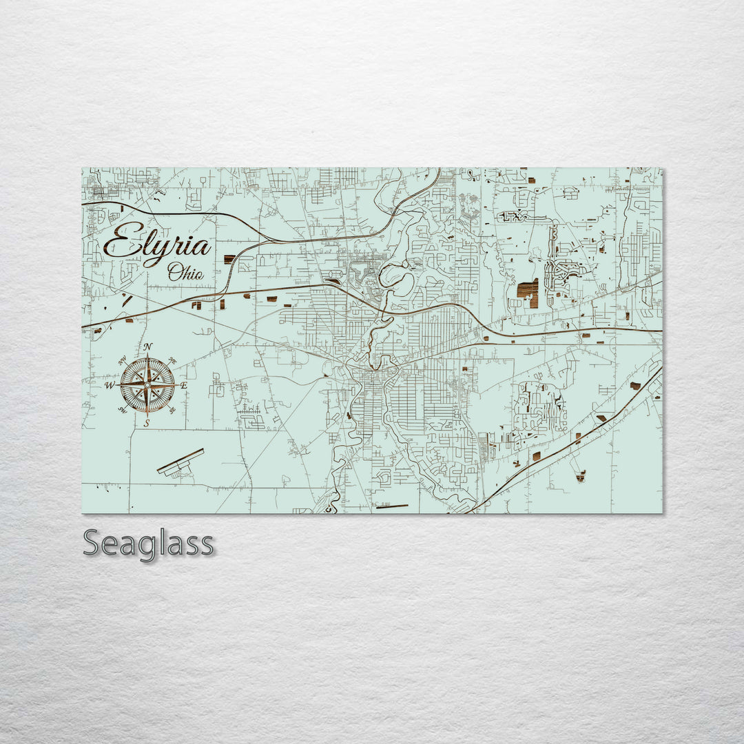 Elyria, Ohio Street Map