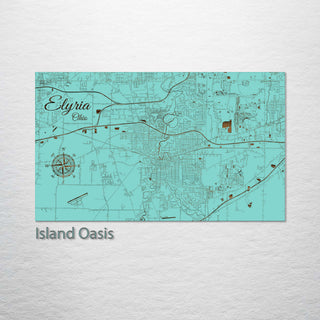 Elyria, Ohio Street Map