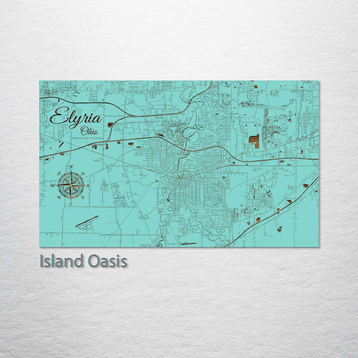 Elyria, Ohio Street Map