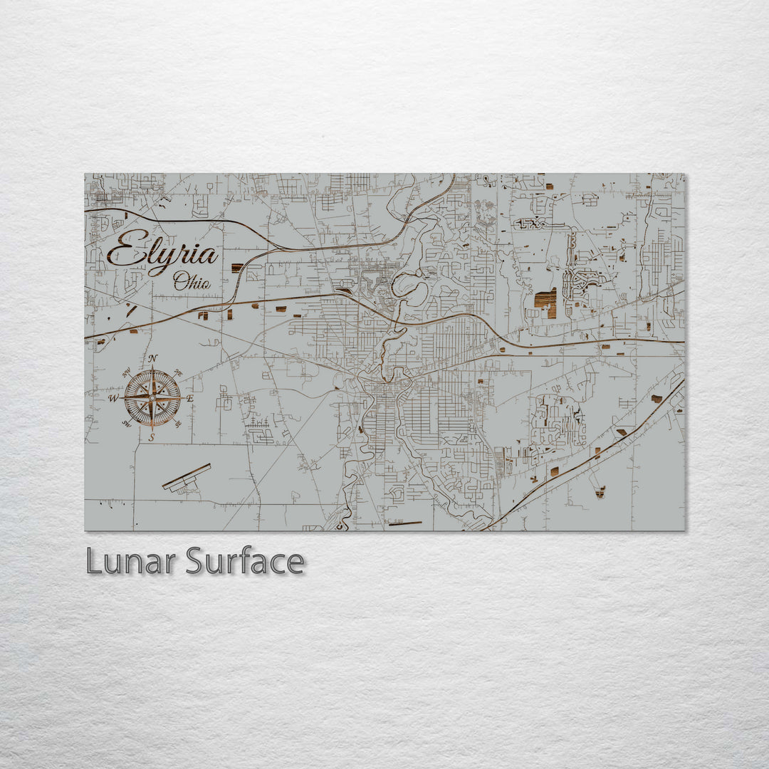 Elyria, Ohio Street Map