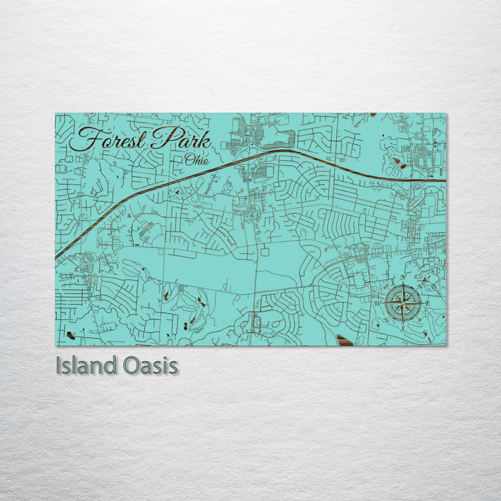 Forest Park, Ohio Street Map