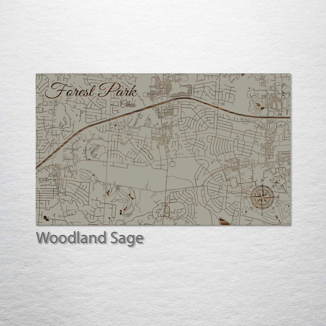 Forest Park, Ohio Street Map