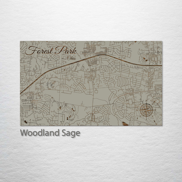 Forest Park, Ohio Street Map