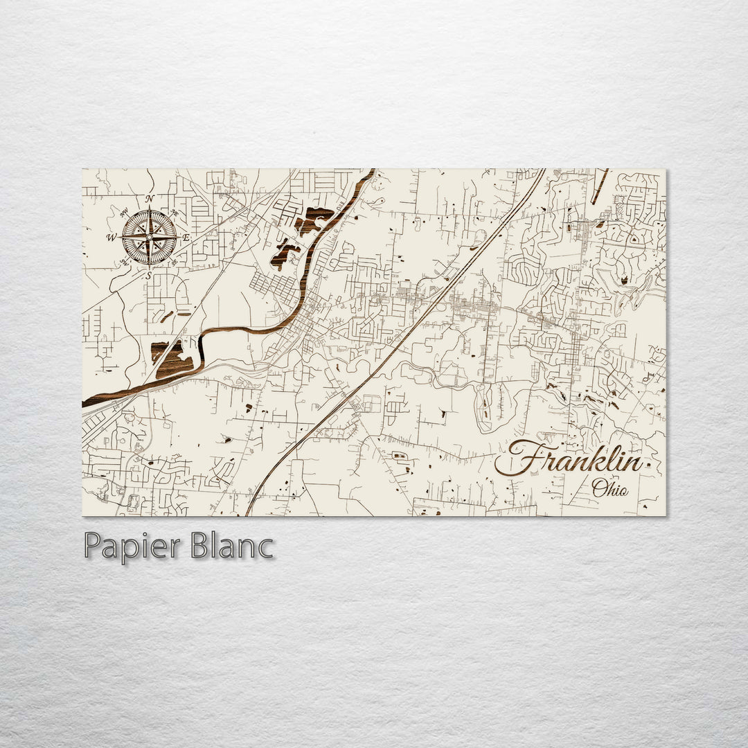 Franklin, Ohio Street Map