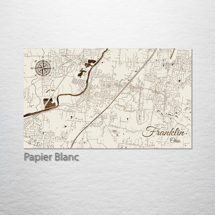 Franklin, Ohio Street Map