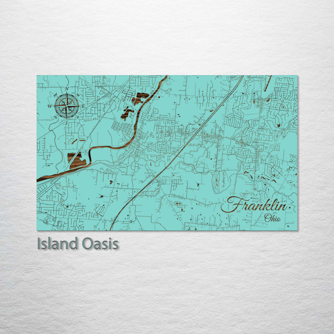 Franklin, Ohio Street Map