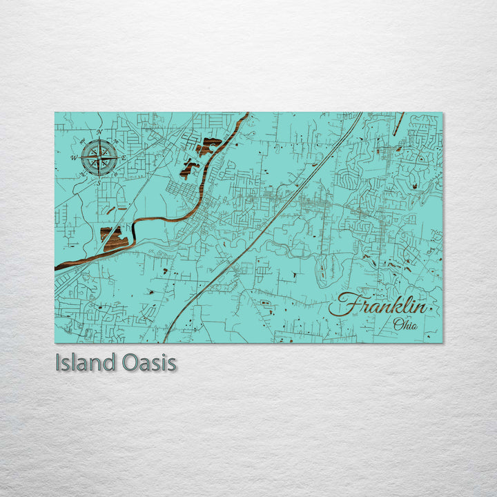 Franklin, Ohio Street Map