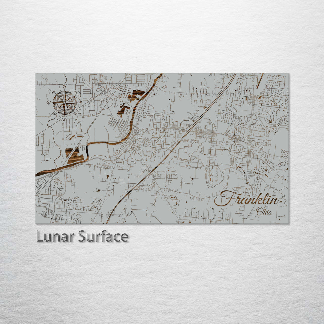 Franklin, Ohio Street Map