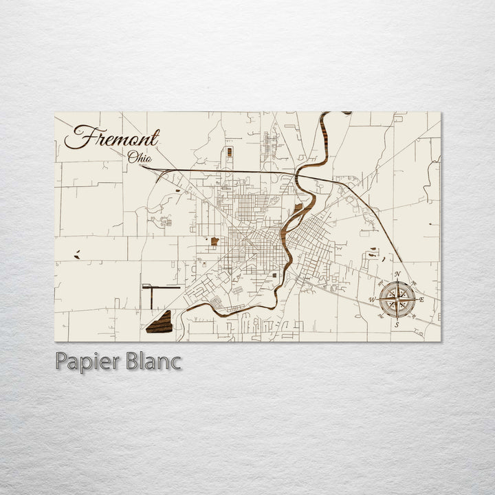 Fremont, Ohio Street Map