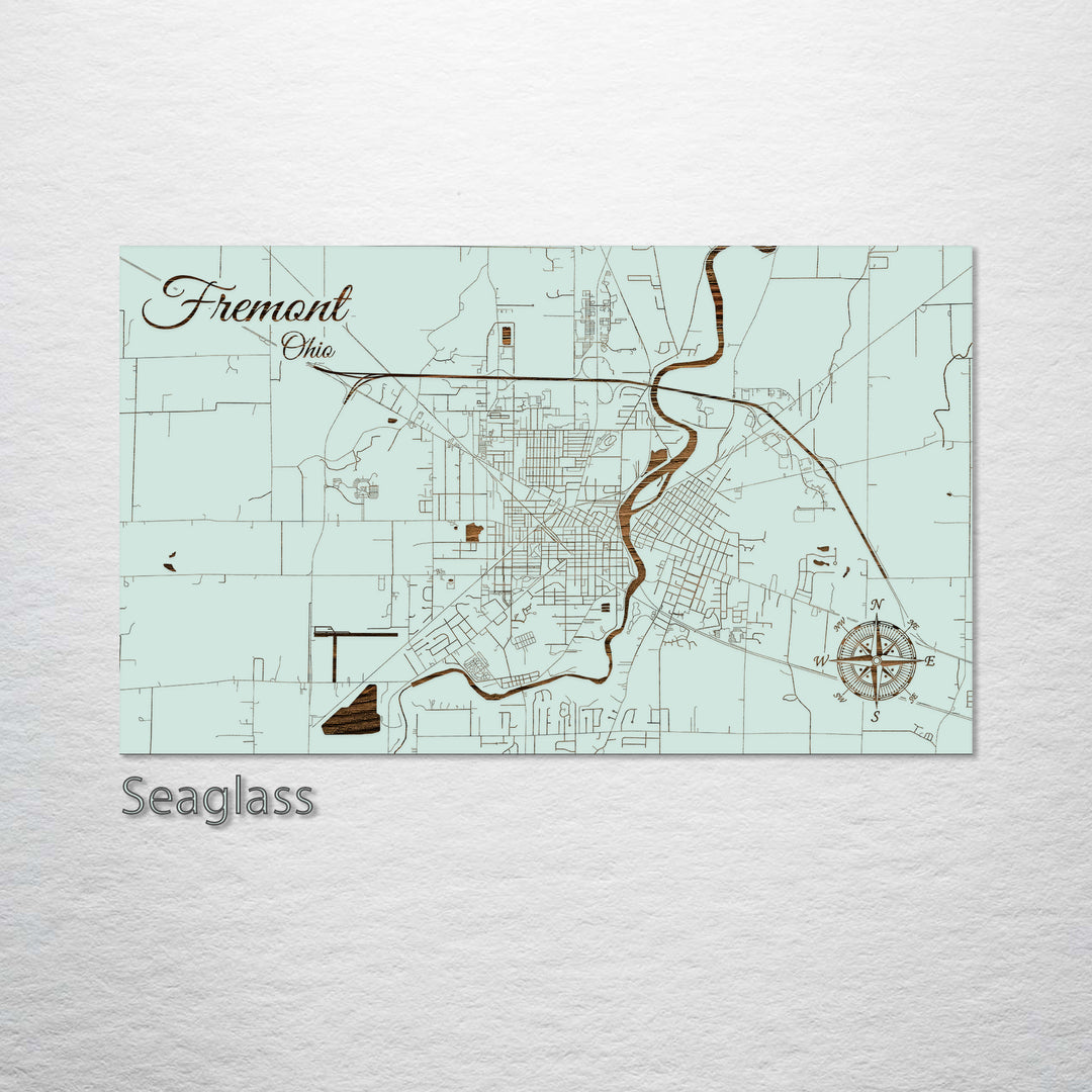 Fremont, Ohio Street Map