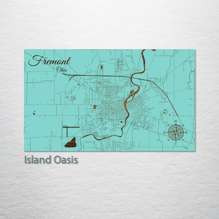 Fremont, Ohio Street Map