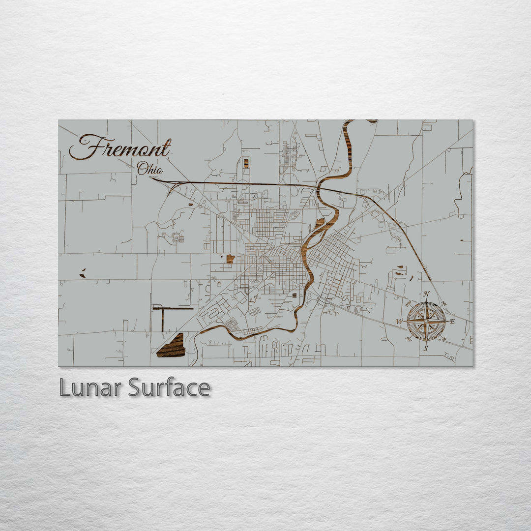 Fremont, Ohio Street Map