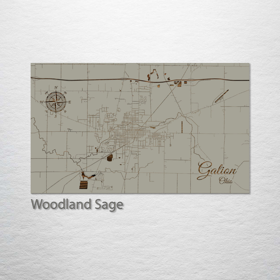 Galion, Ohio Street Map