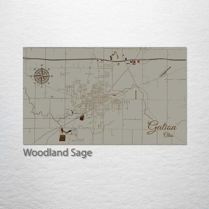 Galion, Ohio Street Map