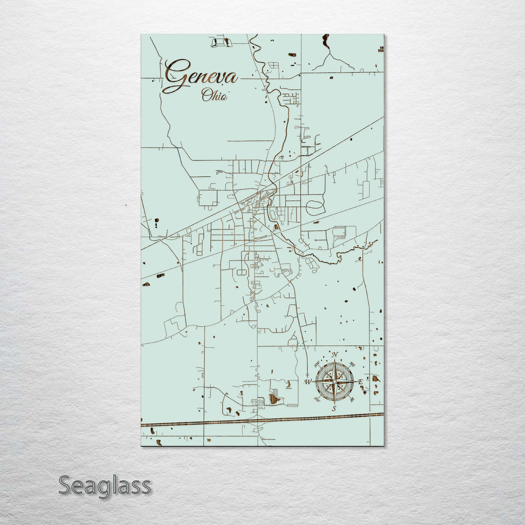 Geneva, Ohio Street Map