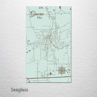 Geneva, Ohio Street Map