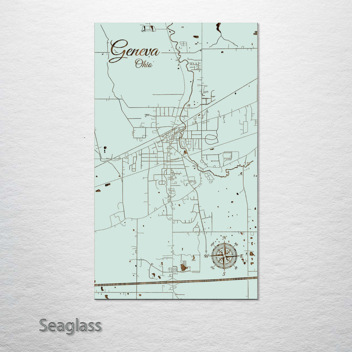 Geneva, Ohio Street Map