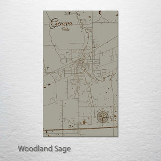 Geneva, Ohio Street Map