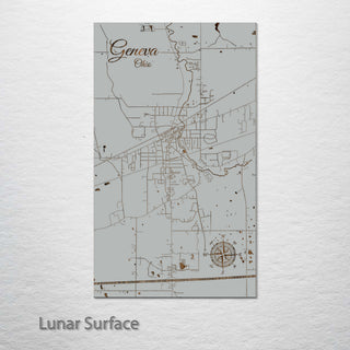 Geneva, Ohio Street Map
