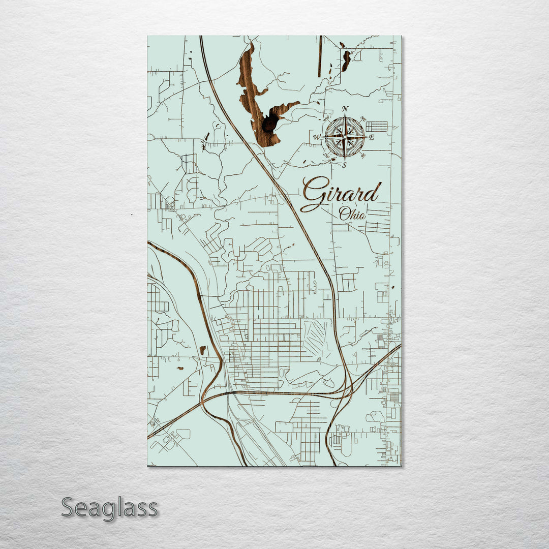 Girard, Ohio Street Map