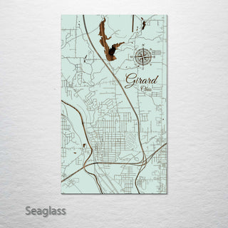 Girard, Ohio Street Map