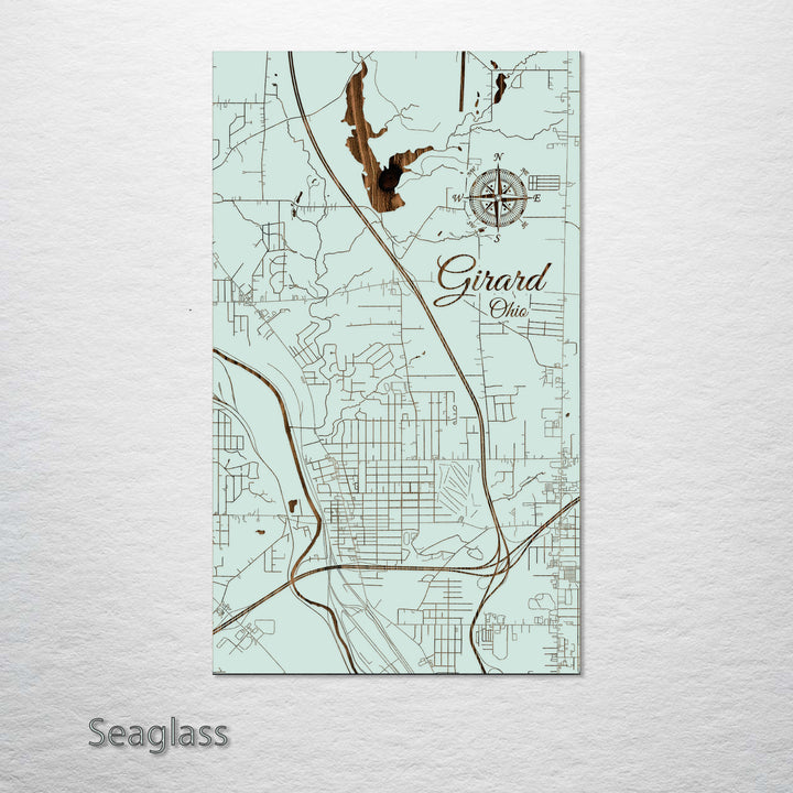 Girard, Ohio Street Map