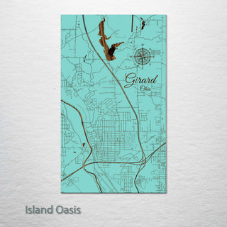 Girard, Ohio Street Map