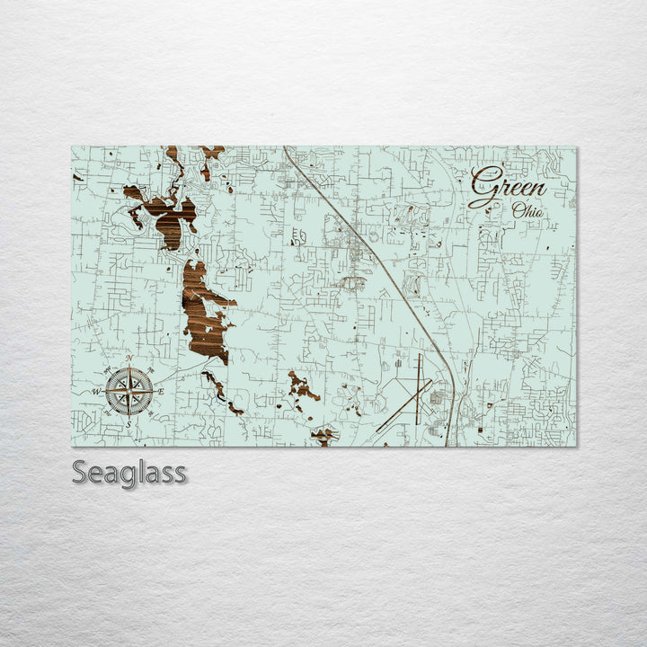 Green, Ohio Street Map