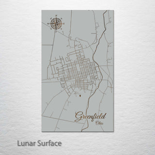 Greenfield, Ohio Street Map